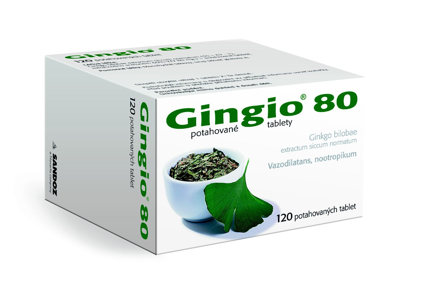 Gingio 80 120 potahovaných tablet Gingio