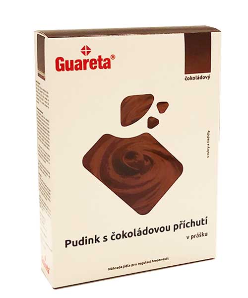 Guareta Pudink s čokoládovou příchutí v prášku 3x35 g Guareta
