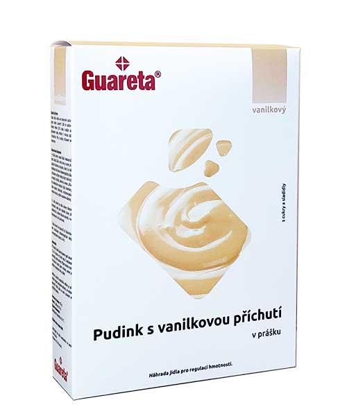 Guareta Pudink s vanilkovou příchutí v prášku 3x35 g Guareta