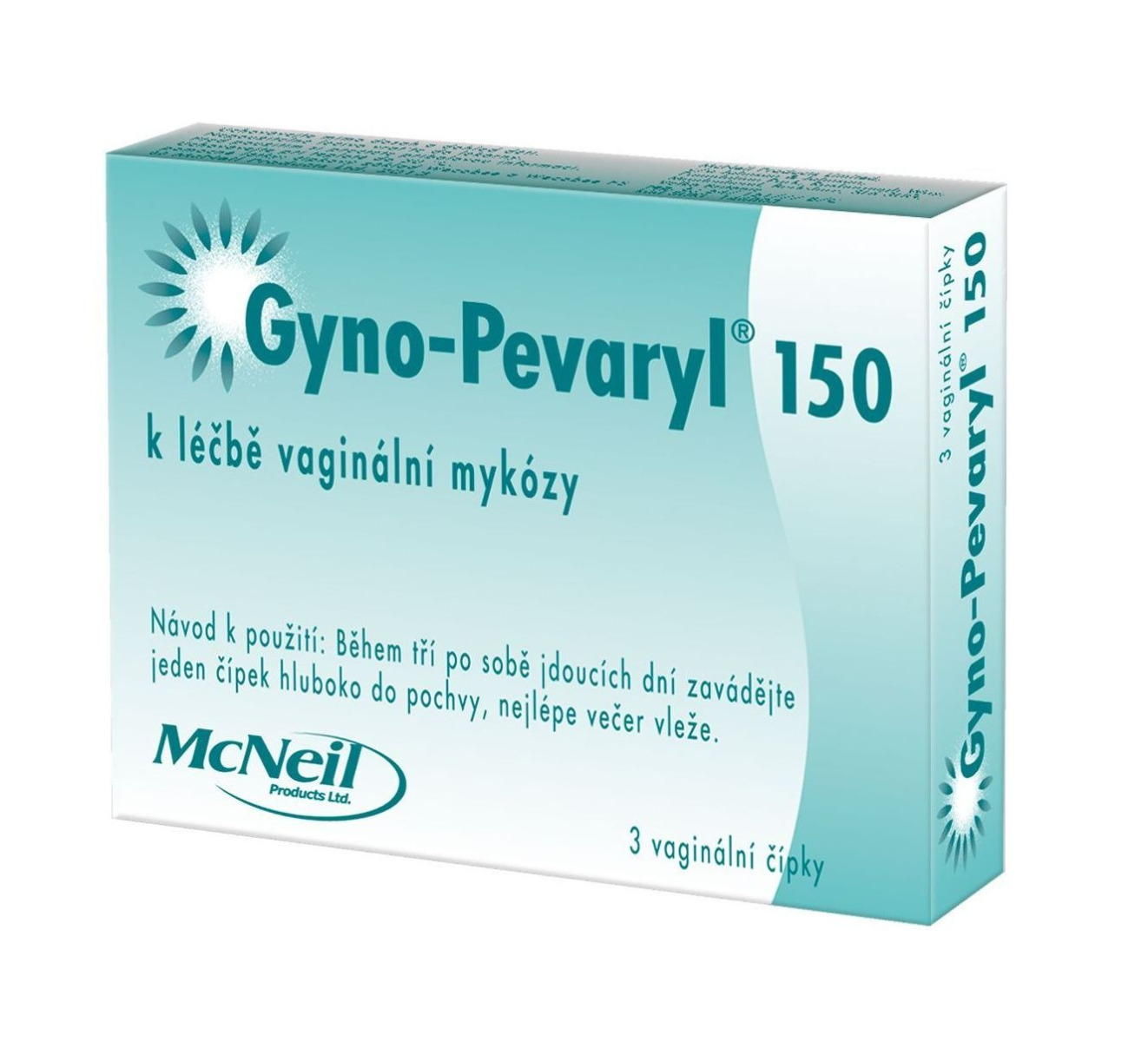 Gyno-pevaryl 150 mg 3 vaginální čípky Gyno-pevaryl