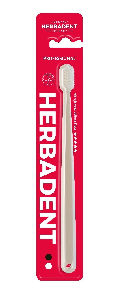 Herbadent Professional zubní kartáček ultrajemná vlákna 1 ks Herbadent