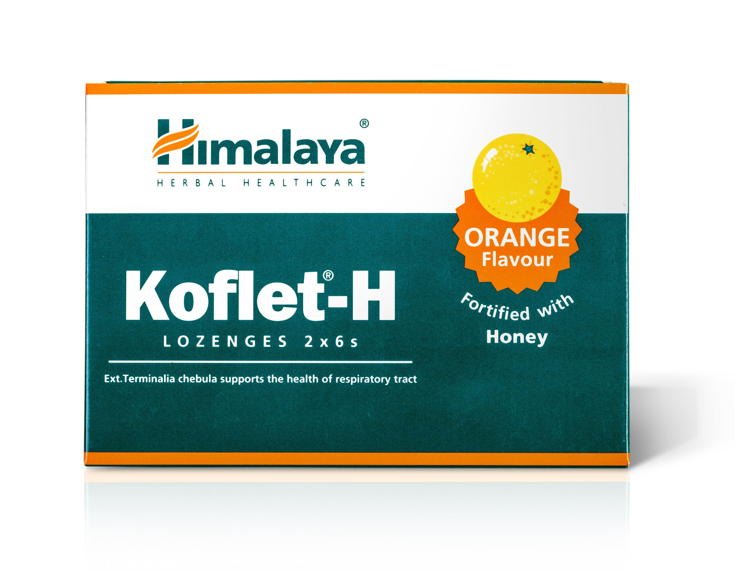Himalaya Herbals Koflet-H Orange pastilky s medem 12 ks Himalaya Herbals