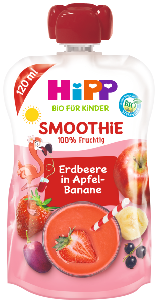 Hipp BIO Smoothie jablko-banán-červené ovoce 120 g Hipp