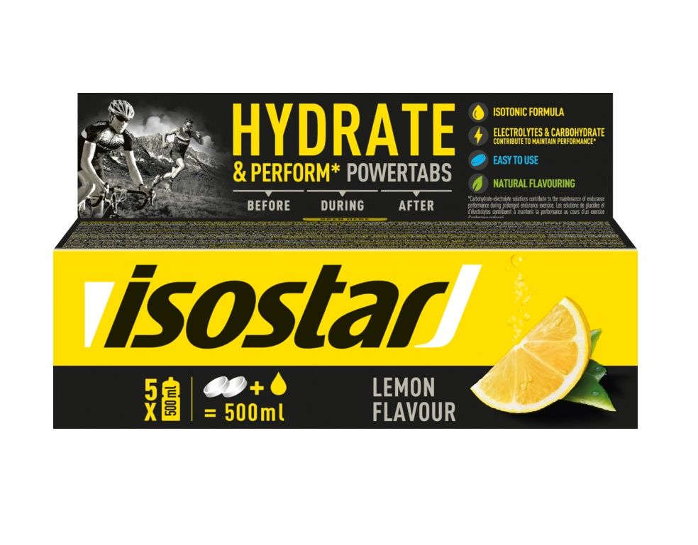 Isostar Powertabs citron 10 šumivých tablet Isostar