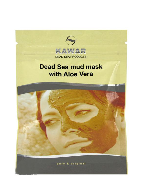 Kawar Pleťová maska s aloe vera a minerály z Mrtvého moře 75 g Kawar