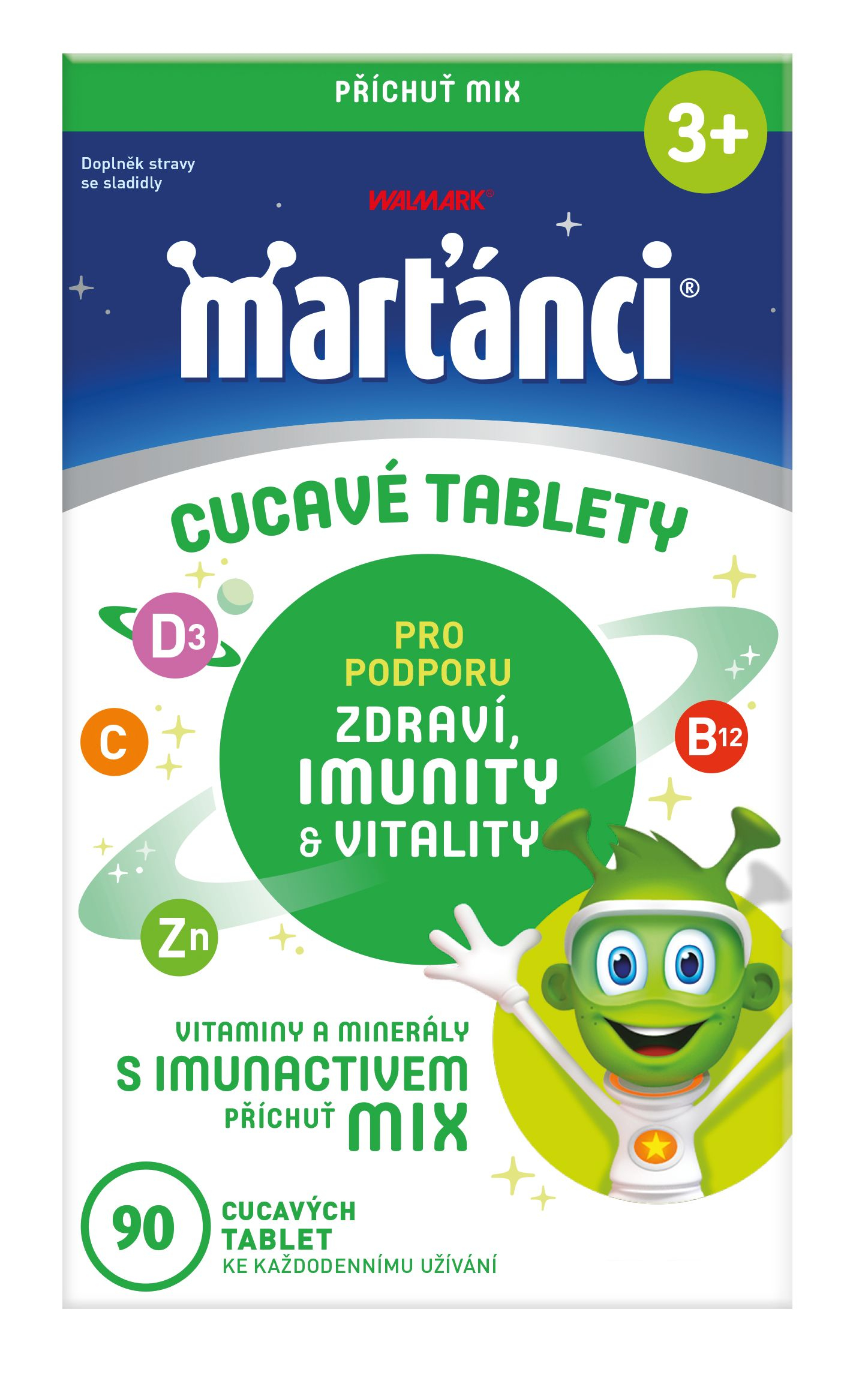 Marťánci Imuno MIX 90 cucacích tablet Marťánci