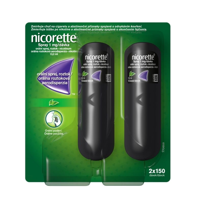 Nicorette Spray 1 mg/dávka orální sprej 2x13