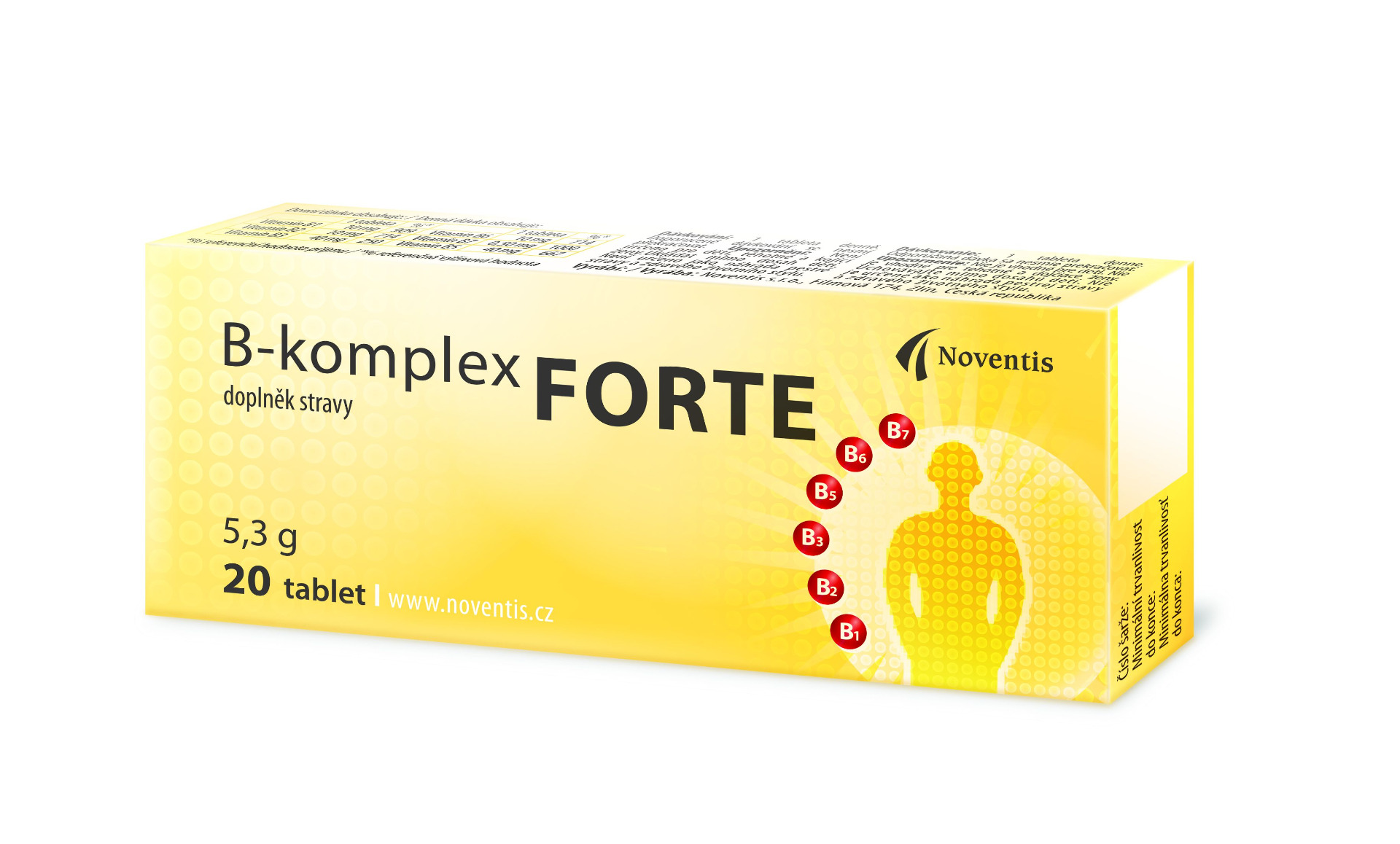 Noventis B-komplex Forte 20 tablet Noventis