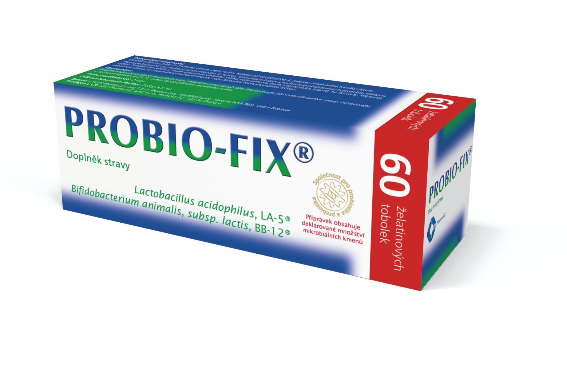 PROBIO-FIX 60 želatinových tobolek