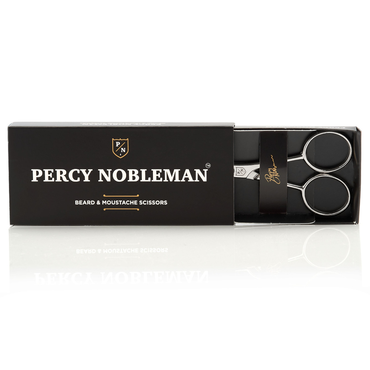 Percy Nobleman Nůžky na vousy a knír 1 ks Percy Nobleman