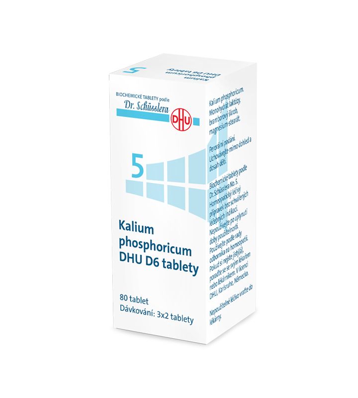 Schüsslerovy soli Kalium phosphoricum DHU D6 80 tablet Schüsslerovy soli