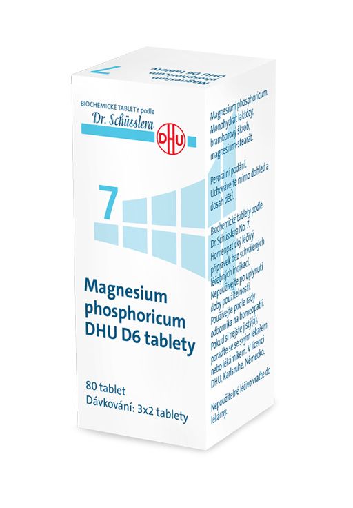 Schüsslerovy soli Magnesium phosphoricum DHU D6 80 tablet Schüsslerovy soli