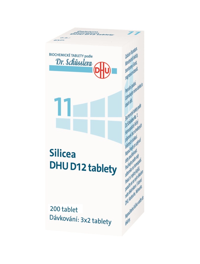 Schüsslerovy soli Silicea DHU D12 200 tablet Schüsslerovy soli