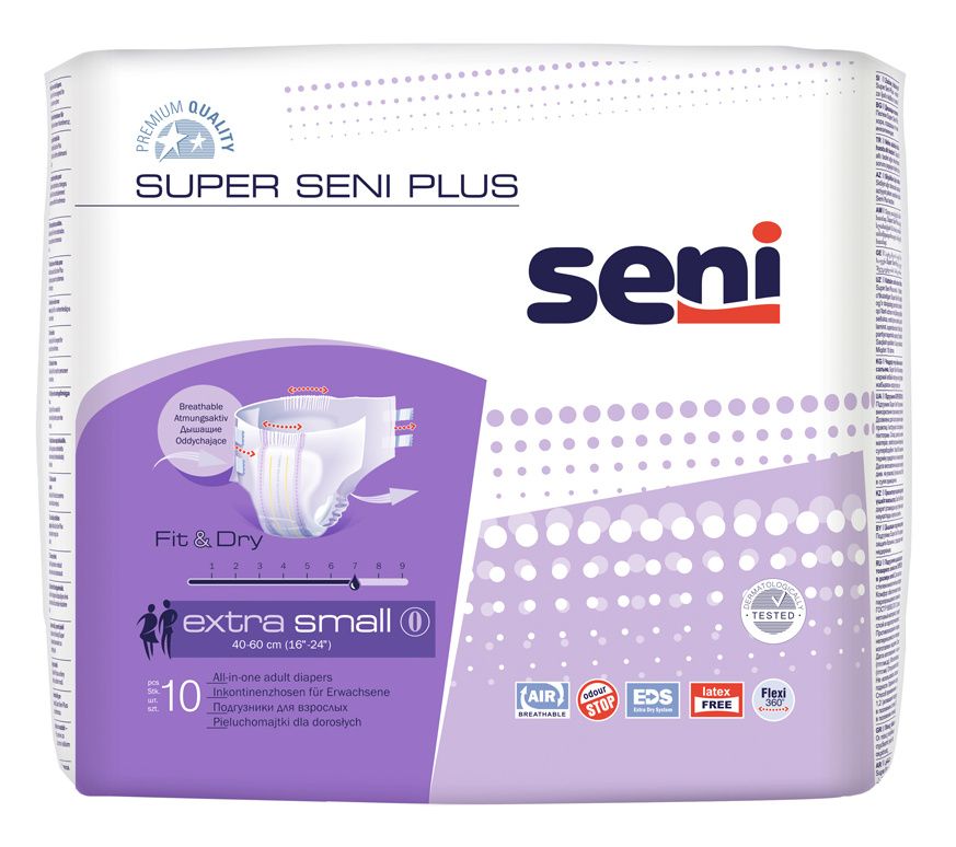 Seni Super Plus Extra Small inkontinenční plenkové kalhotky 10 ks Seni