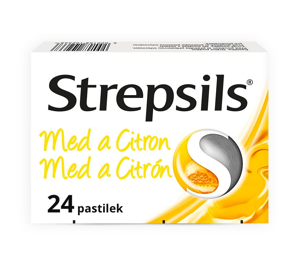 Strepsils Med a citron 24 pastilek Strepsils