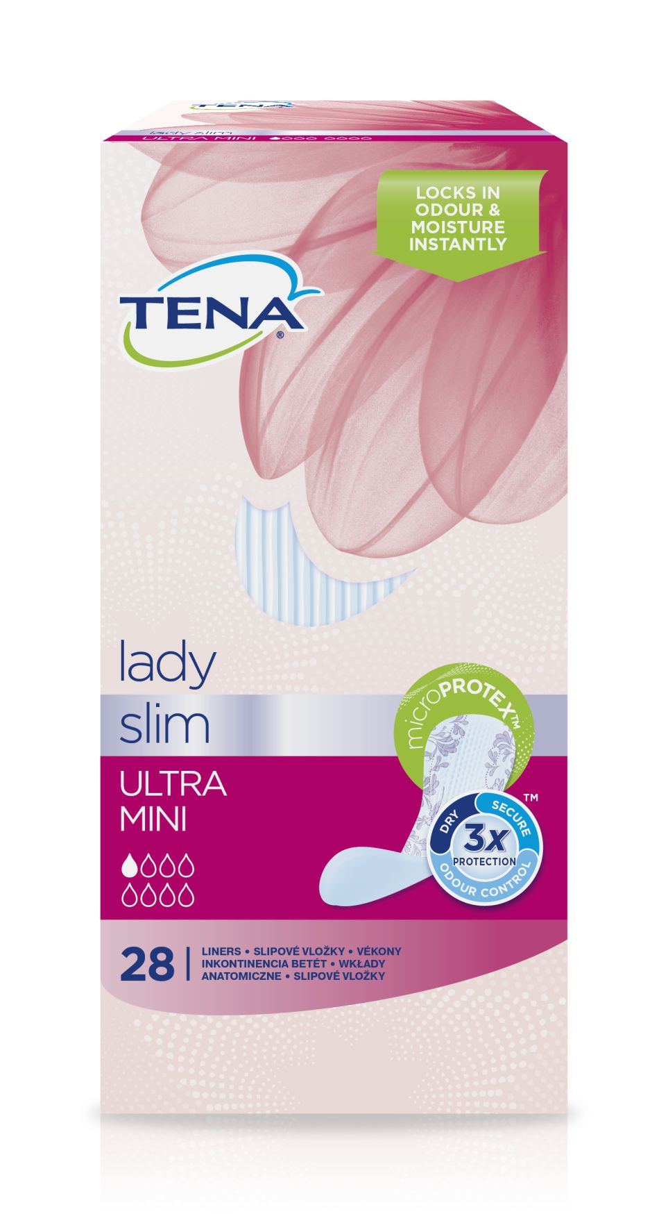 Tena Lady Ultra Mini inkontinenční vložky 28 ks Tena