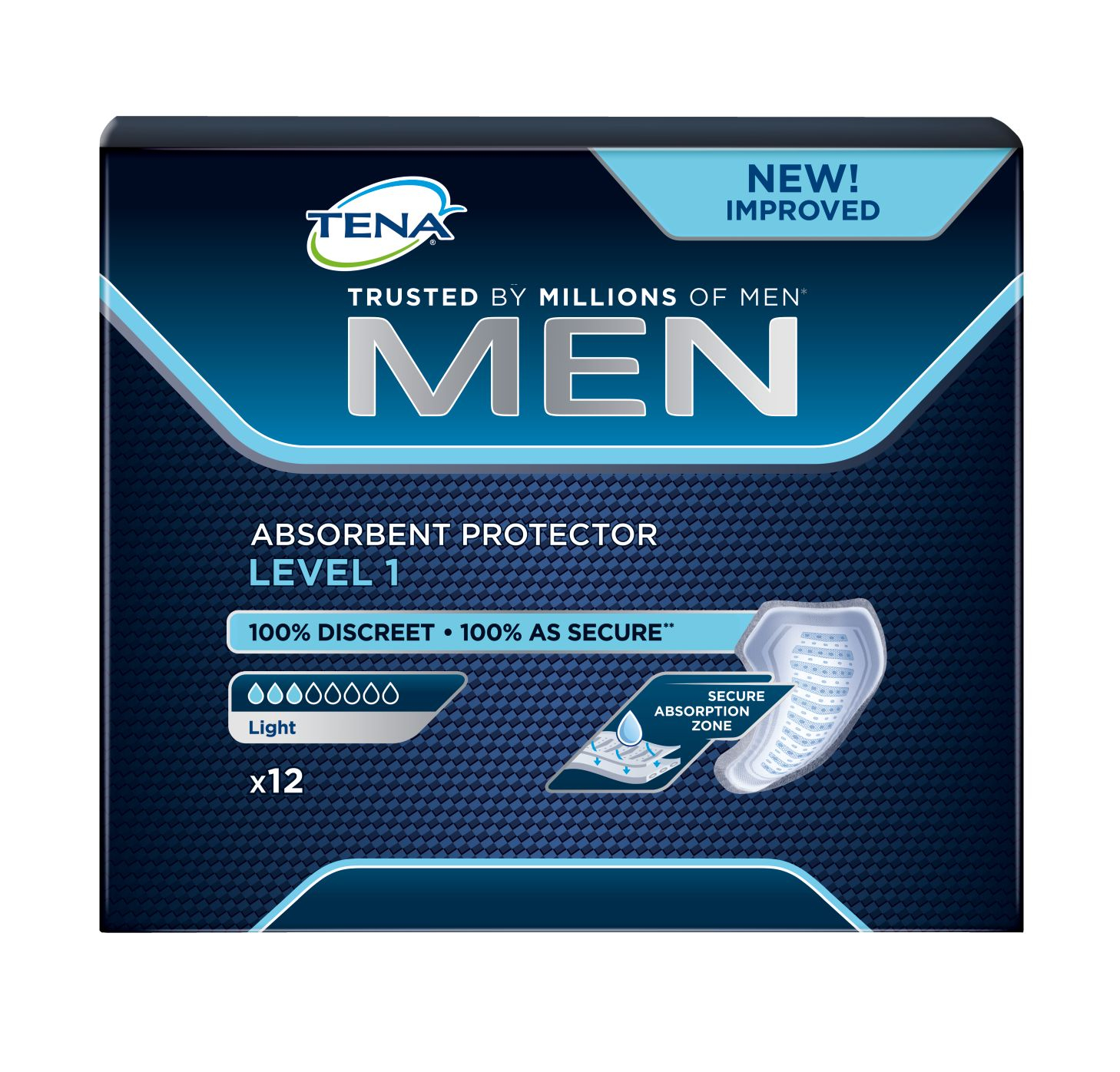 Tena Men Level 1 inkontinenční vložky pro muže 12 ks Tena