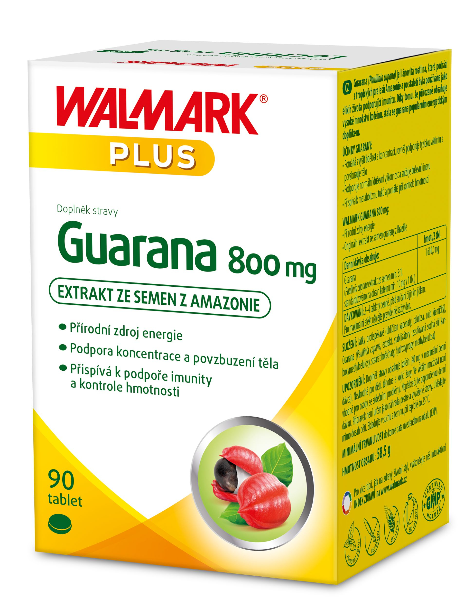 Walmark Guarana 800 mg 90 tablet Walmark