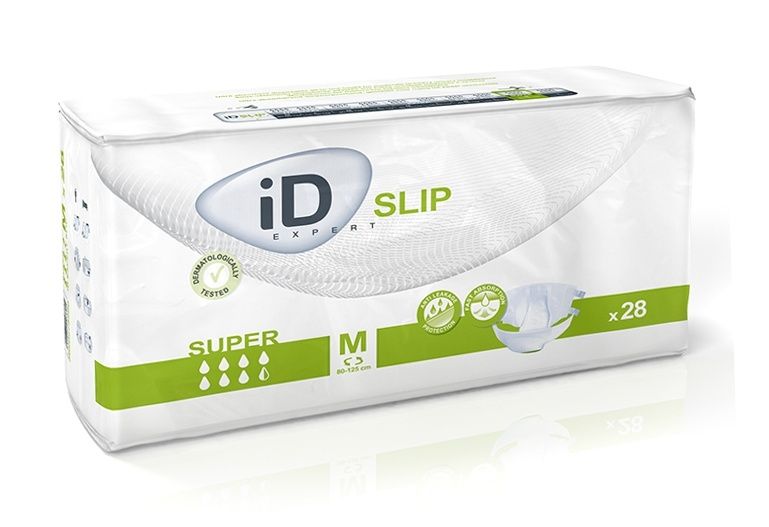iD Slip Medium Super plenkové kalhotky s lepítky 28 ks iD