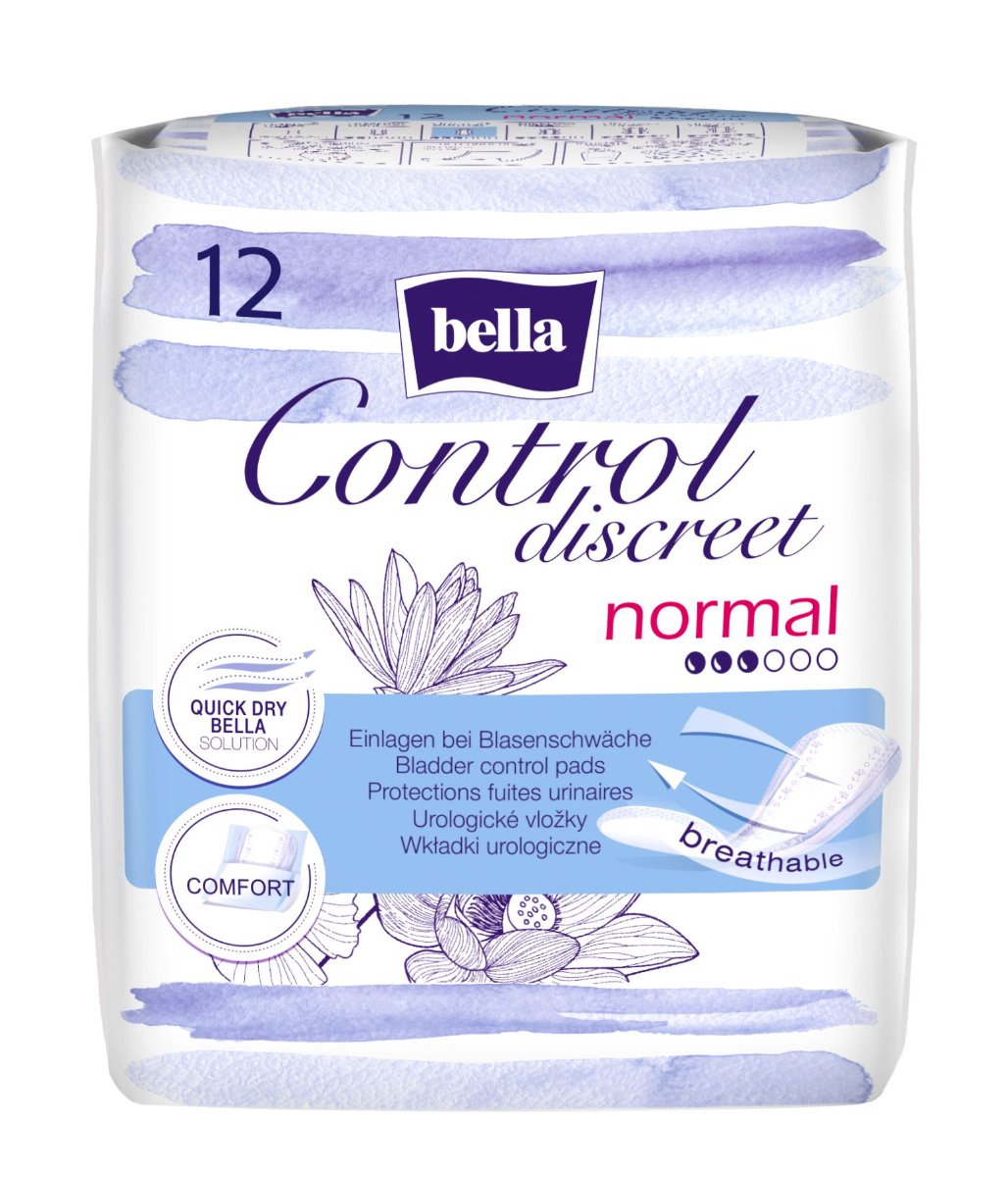 Bella Control Discreet normal urologické vložky 12 ks Bella