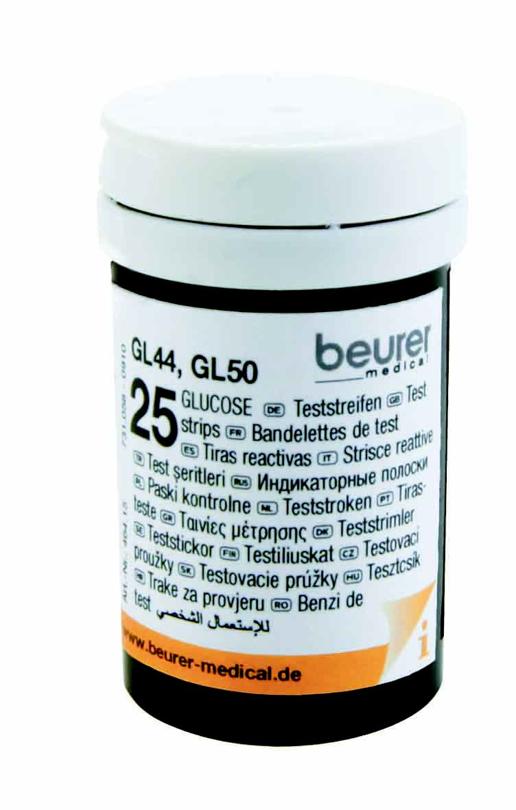 Beurer Testovací proužky ke glukometru Beurer GL 44/GL 50 2x25 ks Beurer