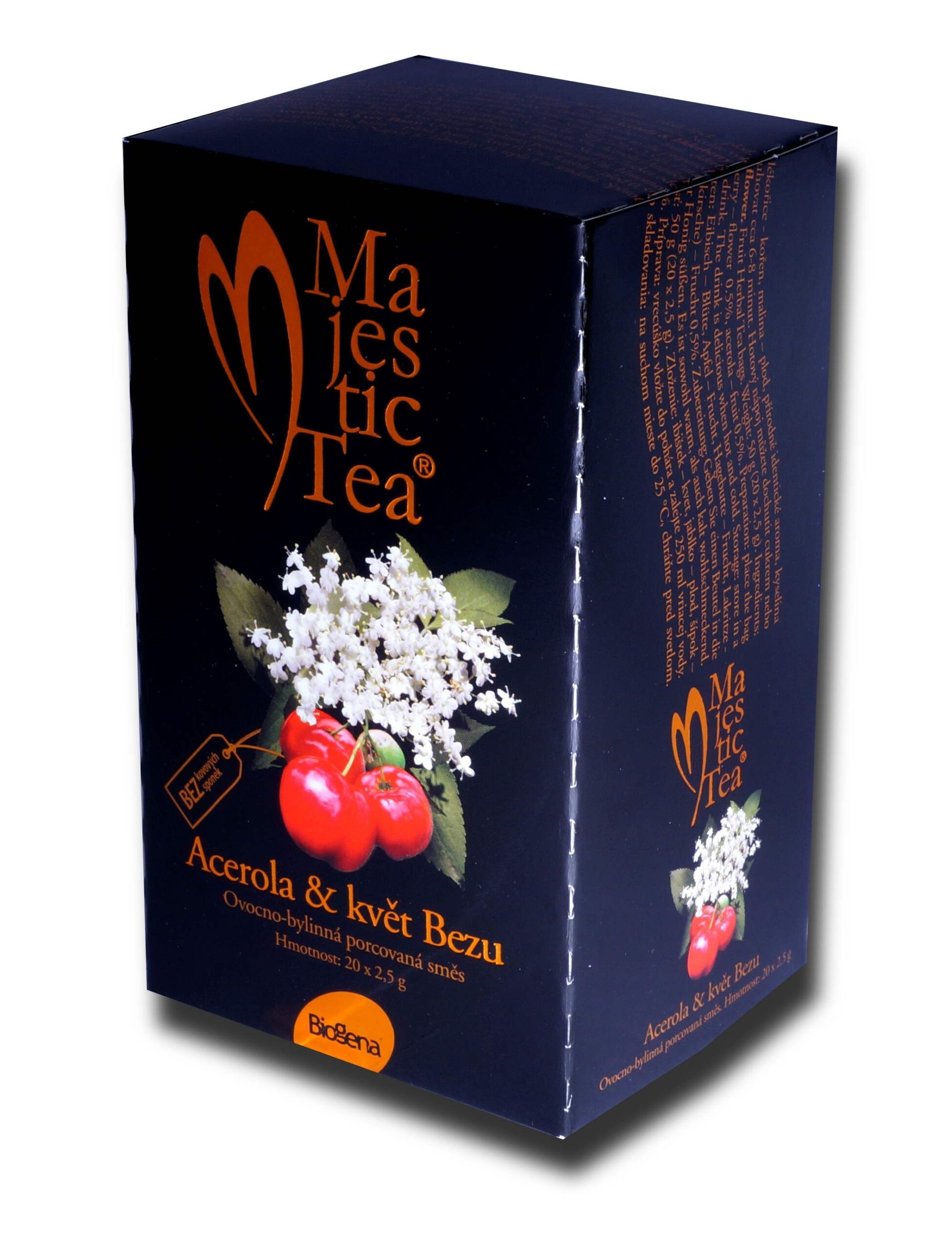 Biogena Tea Acerola + květ Bezu porcovaný čaj 20x2