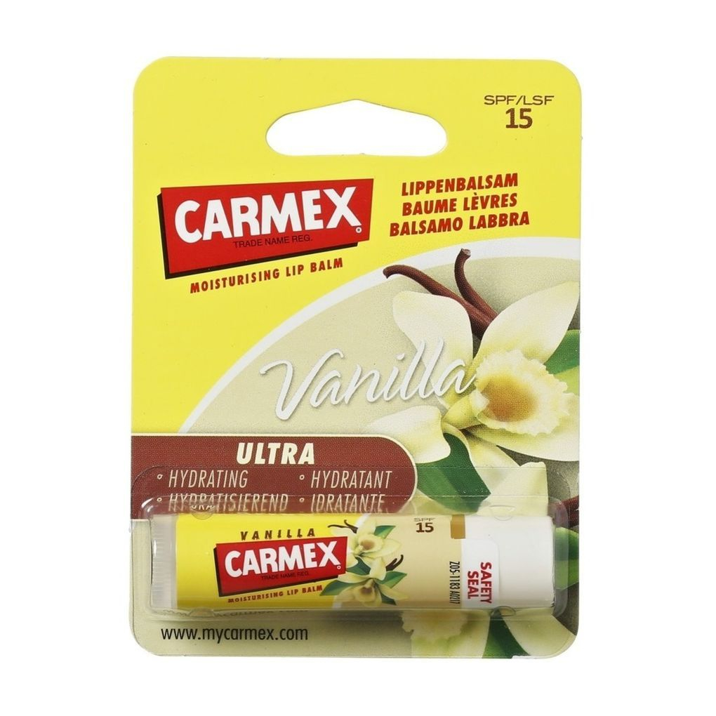 CARMEX Balzám na rty ultra hydratační Vanilka SPF15 4