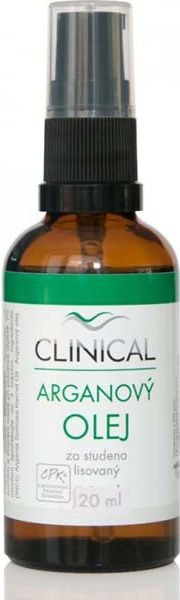 Clinical Arganový olej lisovaný za studena 20 ml Clinical