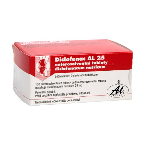 Diclofenac AL 25 100 tablet