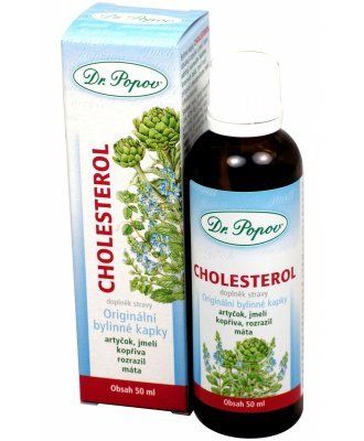 Dr. Popov Cholesterol bylinné kapky 50 ml Dr. Popov