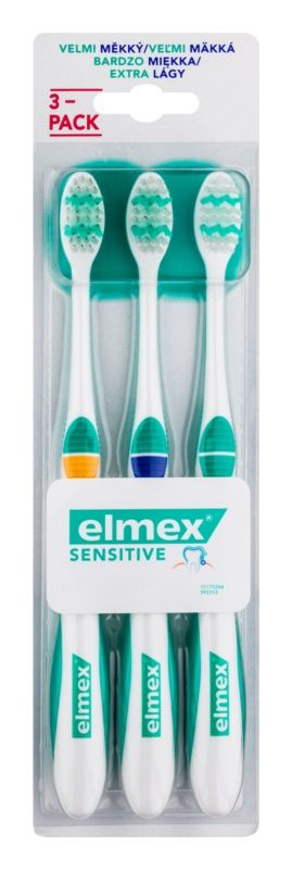 Elmex Sensitive zubní kartáček 3 ks Elmex