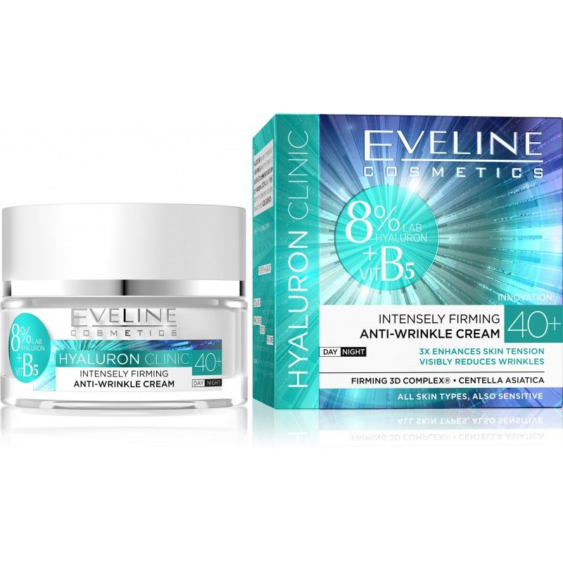 Eveline Hyaluron Clinic 40+ denní a noční krém 50 ml Eveline