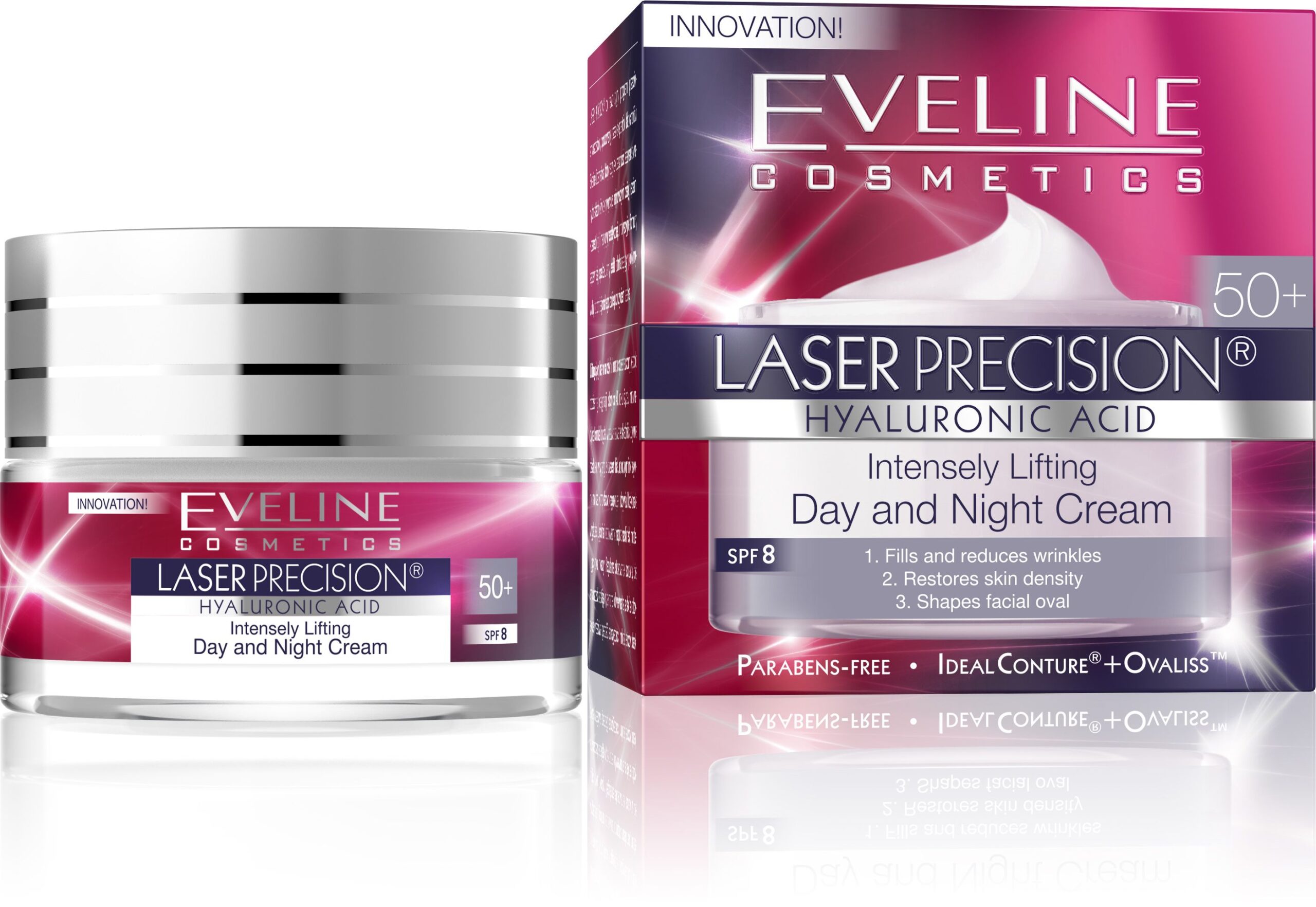 Eveline Laser Precision Liftingový denní a noční krém 50+ 50 ml Eveline