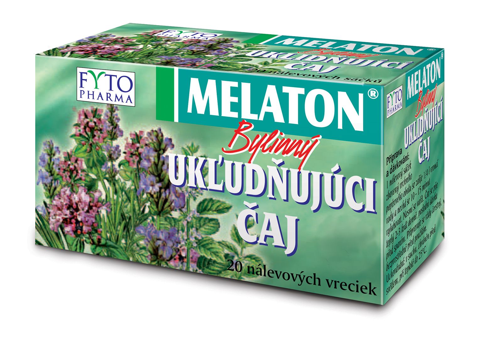 Fytopharma MELATON bylinný uklidňující čaj 20x1