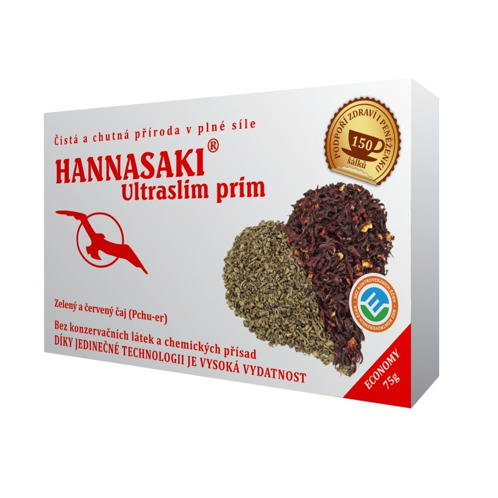 Hannasaki Ultraslim Prim sypaný čaj 50 g Hannasaki