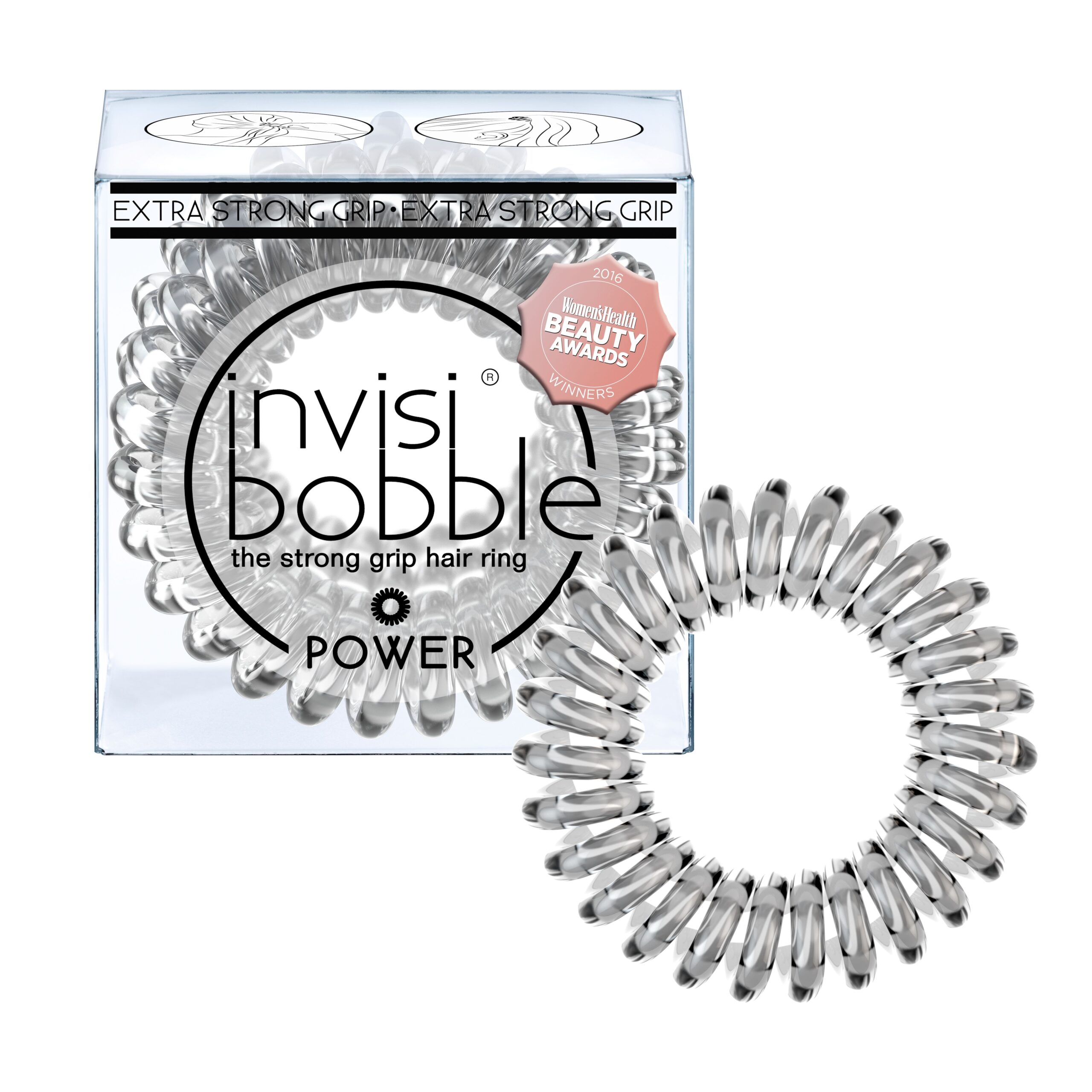 Invisibobble Crystal Clear gumička do vlasů 3 ks Invisibobble