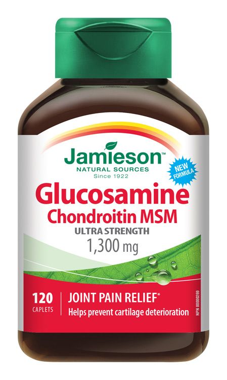 Jamieson Glukosamin Chondroitin MSM 1300 mg 120 tablet Jamieson