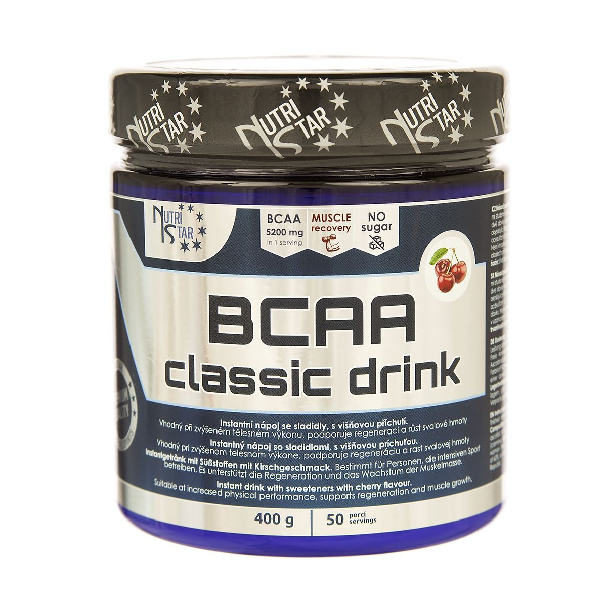 Nutristar BCAA Classic Drink 400 g višeň Nutristar