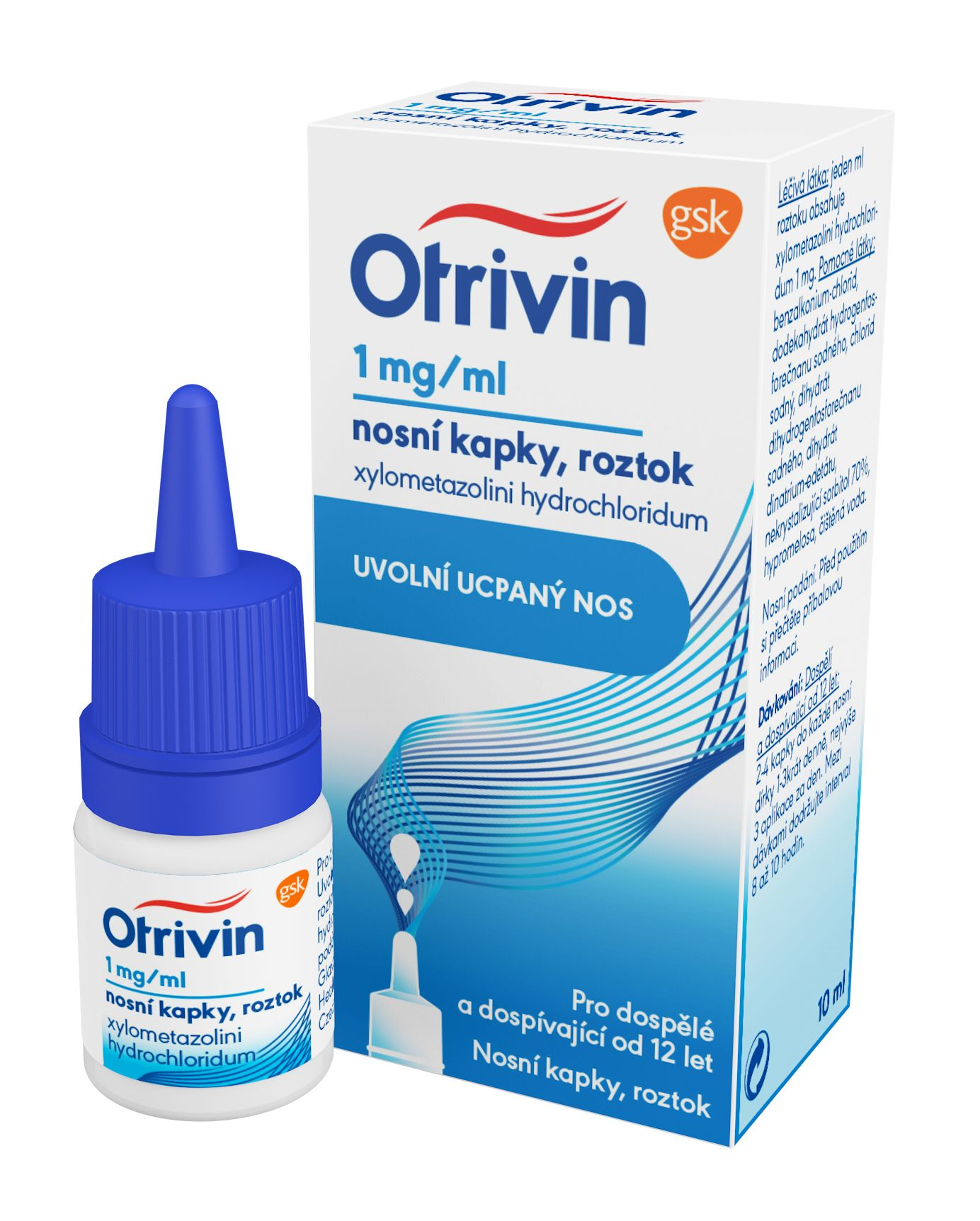 Otrivin 1 ‰ nosní kapky 10 ml Otrivin