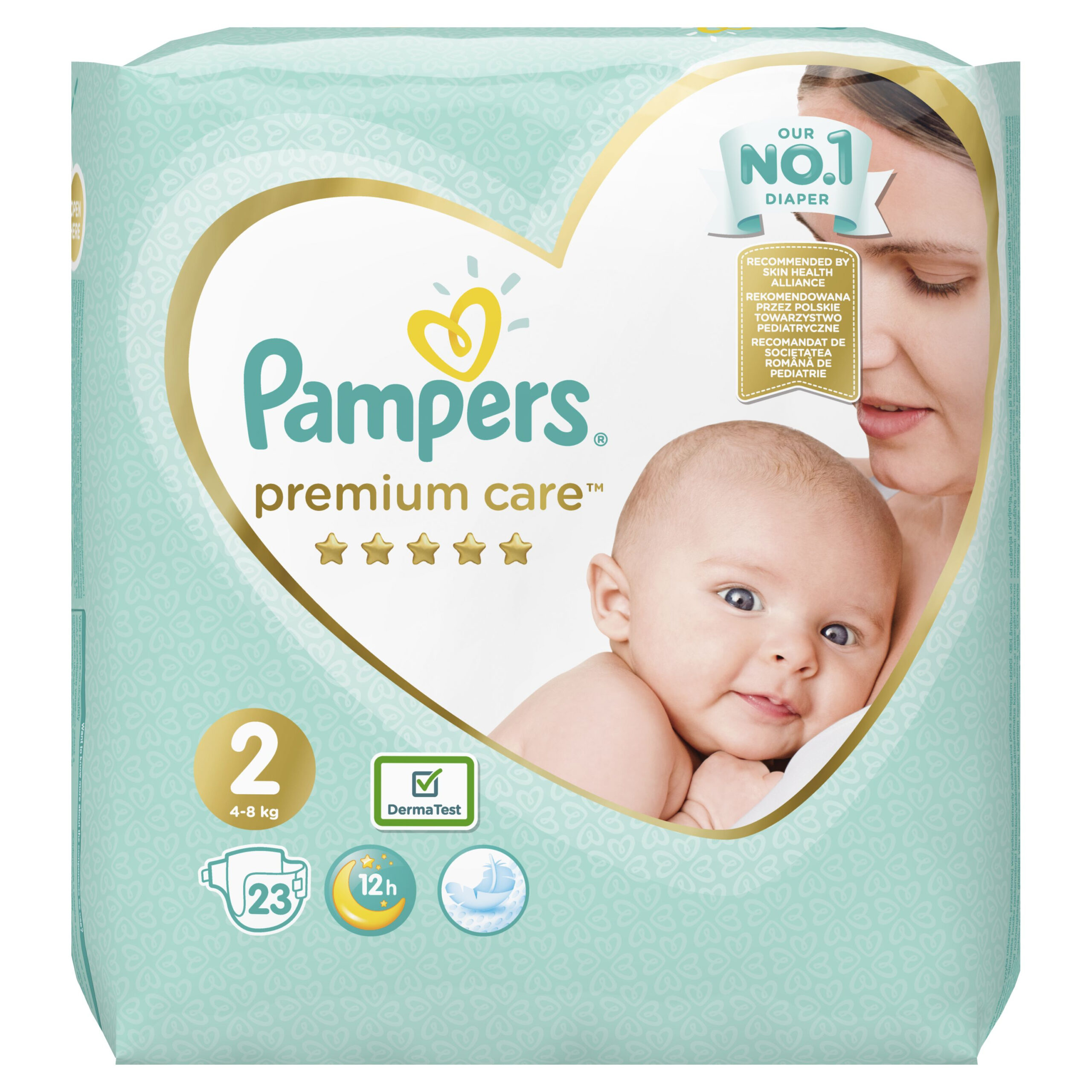 Pampers Premium Care vel. 2 4-8 kg dětské pleny 23 ks Pampers