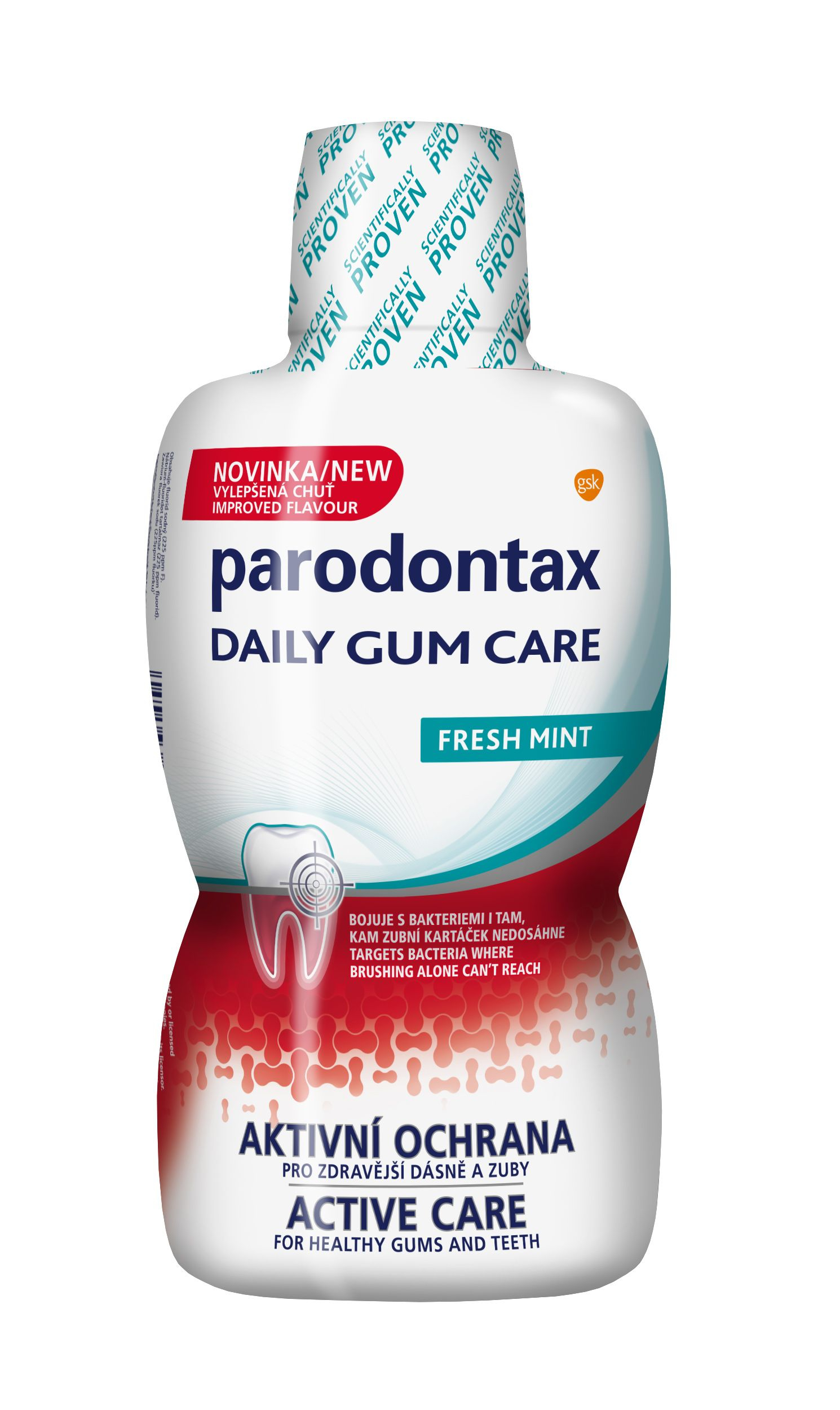 Parodontax Daily Gum Care Fresh Mint ústní voda 500 ml Parodontax