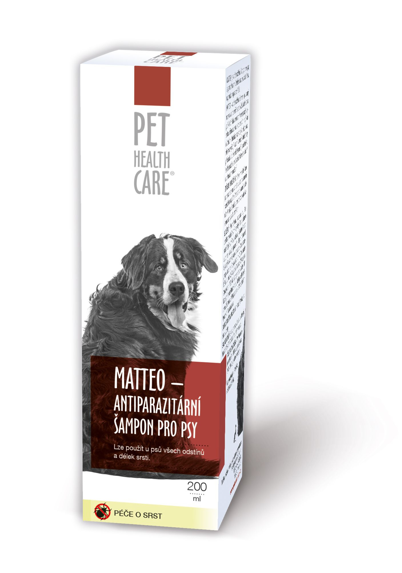 Pet health care MATTEO antiparazitární šampon pro psy 200 ml Pet health care