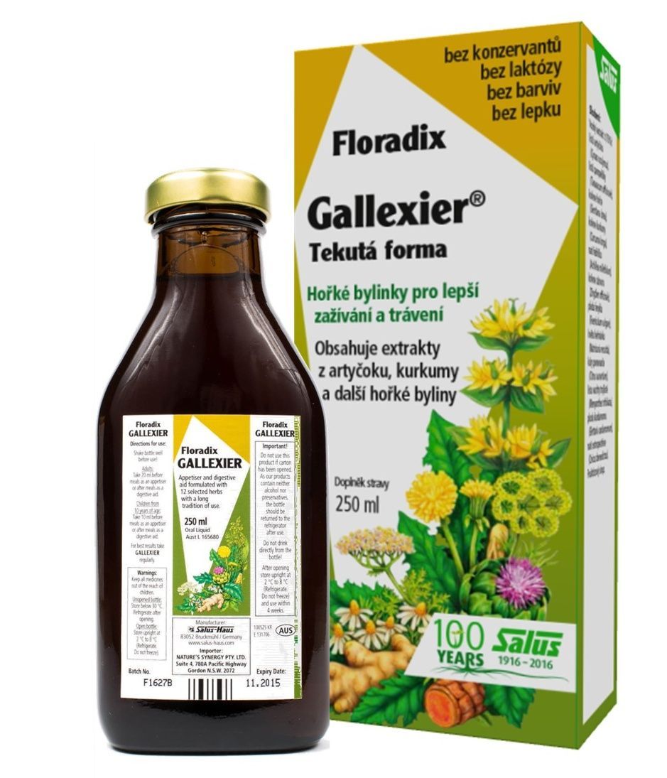 Salus Floradix Gallexier pro zažívání 250 ml Salus