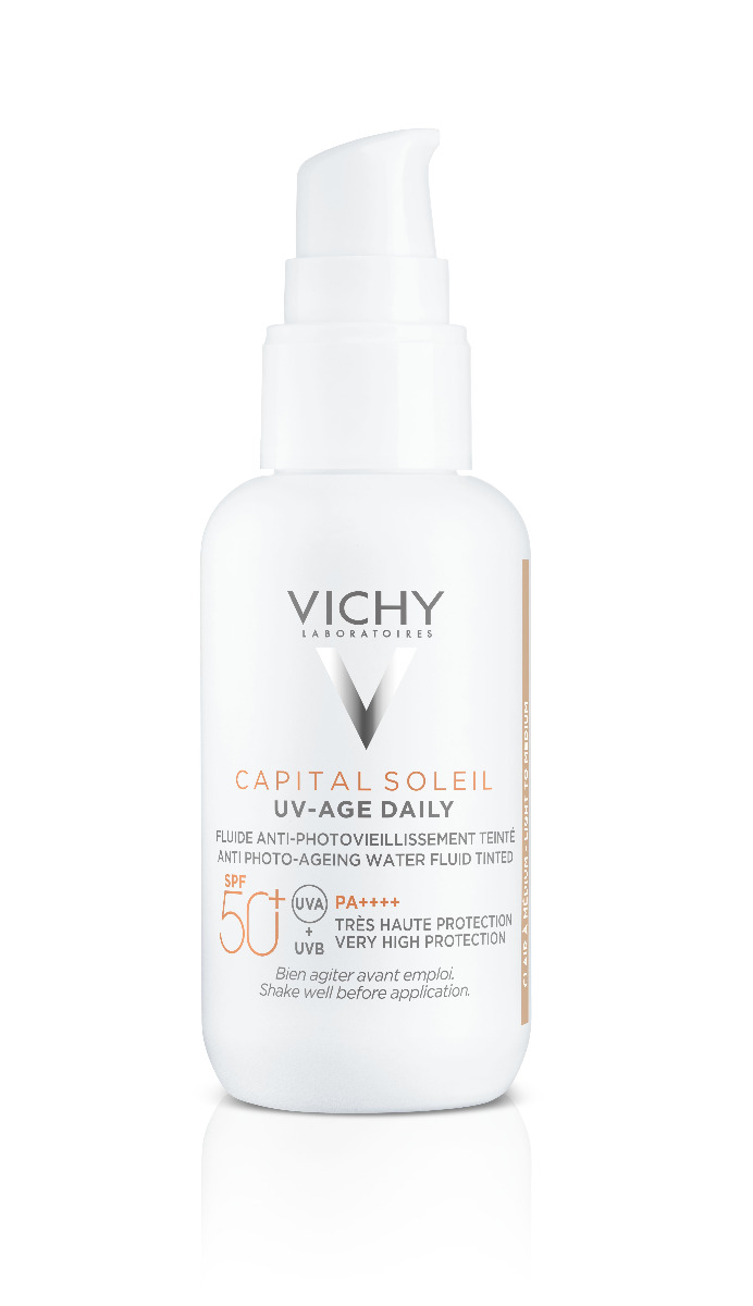 Vichy Capital Soleil UV-AGE Daily Tónovaný fluid SPF50+ 40 ml Vichy