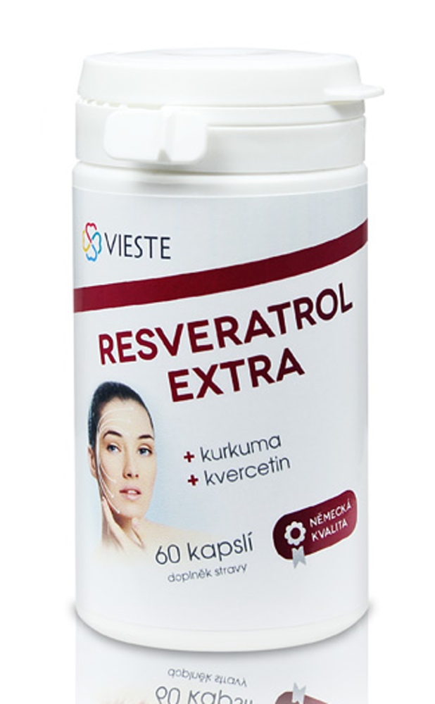 Vieste Resveratrol Extra 60 kapslí Vieste
