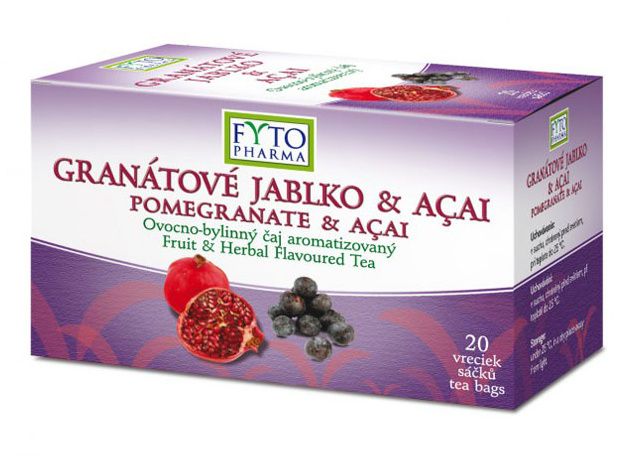 Fytopharma Ovocno-bylinný čaj granátové jablko & acaí 20x2 g Fytopharma