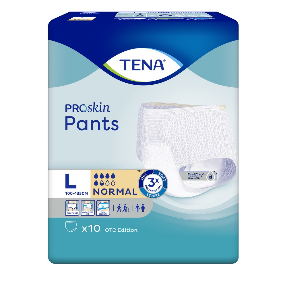 Tena Pants ProSkin Normal L inkontinenční kalhotky 10 ks Tena
