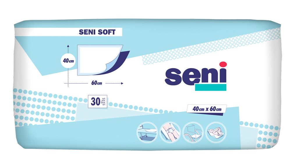Seni Soft 60x40cm absorpční podložky 30 ks Seni