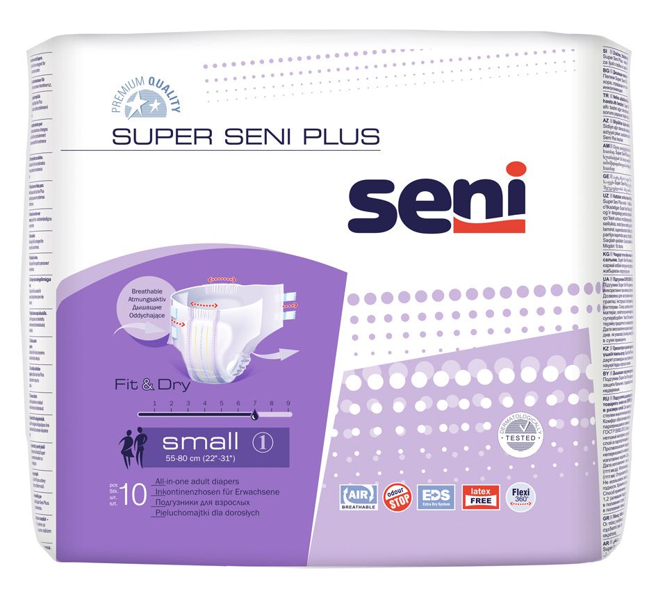 Seni Super Plus Small inkontinenční plenkové kalhotky 10 ks Seni