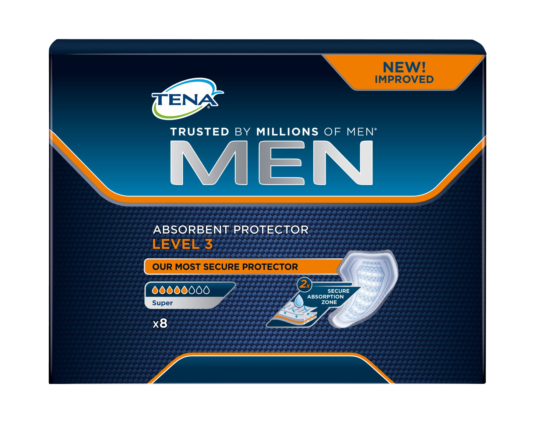 Tena Men Level 3 inkontinenční vložky pro muže 8 ks Tena